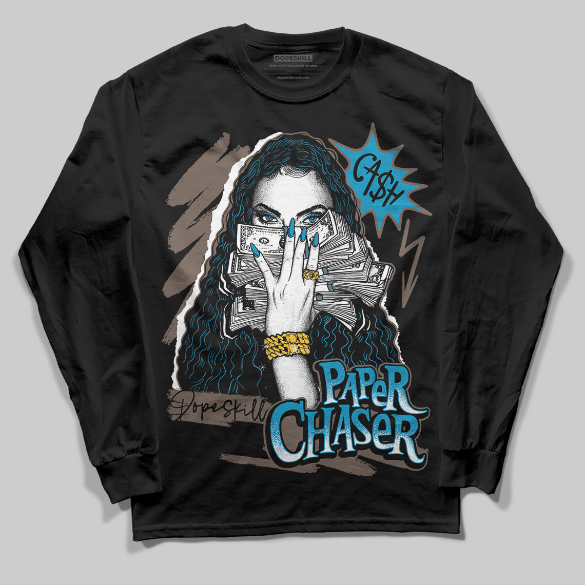 Jordan 3 GS “We Outside” DopeSkill Long Sleeve T-Shirt NPC Graphic Streetwear - black