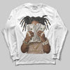 Jordan 4 Retro Cozy Girl DopeSkill Long Sleeve T-Shirt Rich Youth Graphic Streetwear - WHite