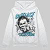Jordan 11 Retro Gamma Blue (2025) DopeSkill Hoodie Sweatshirt Outlast Graphic Streetwear  White 