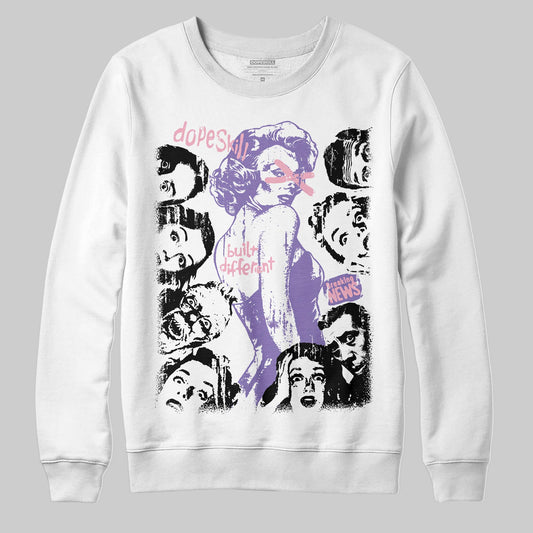 Jordan 11 "Mojave" DopeSkill Sweatshirt Built Different Graphic Streetwear - White