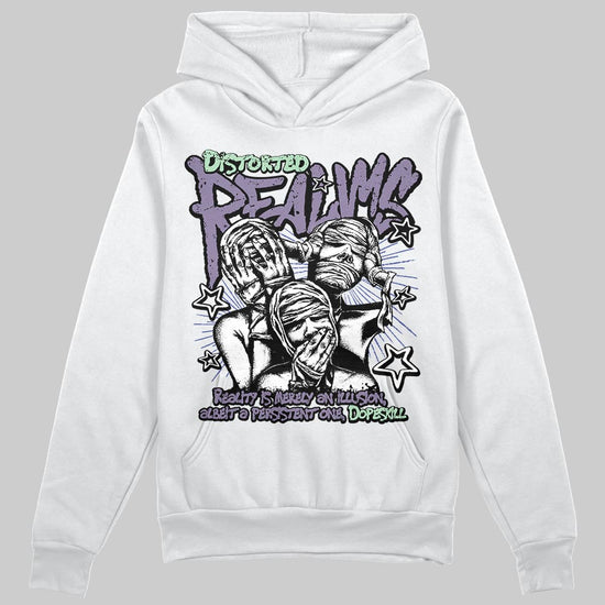Jordan 1 Retro Low OG Zion Williamson Voodoo Alternate DopeSkill Hoodie Sweatshirt Distorted Realms Graphic Streetwear - White