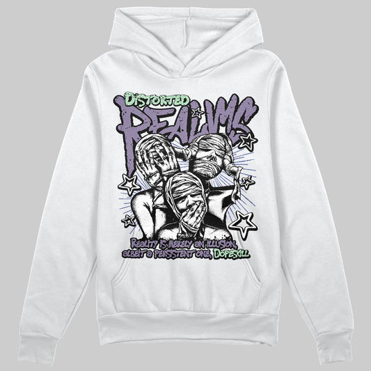 Jordan 1 Retro Low OG Zion Williamson Voodoo Alternate DopeSkill Hoodie Sweatshirt Distorted Realms Graphic Streetwear - White