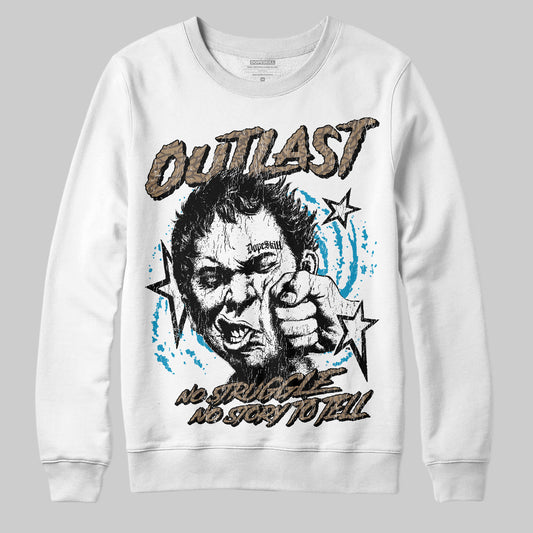 Jordan 3 GS “We Outside” DopeSkill Sweatshirt Outlast Graphic Streetwear - White
