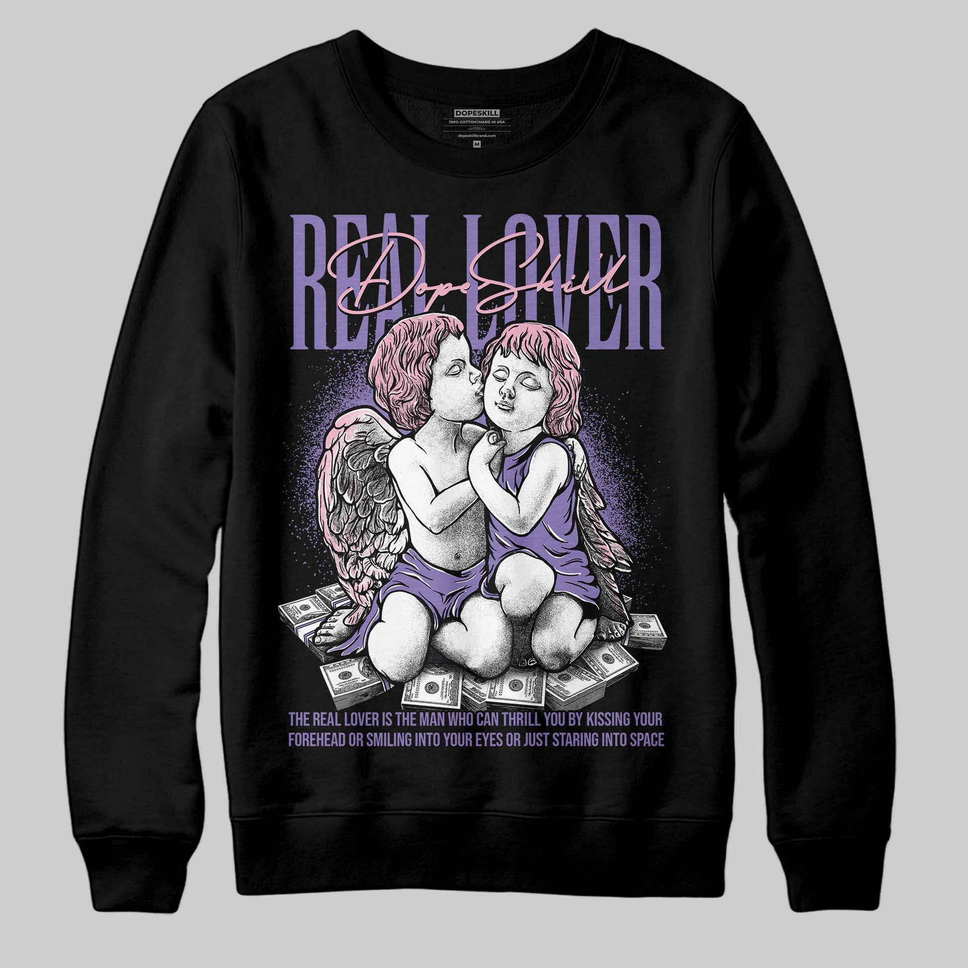 Jordan 11 "Mojave" DopeSkill Sweatshirt Real Lover Graphic Streetwear - Black