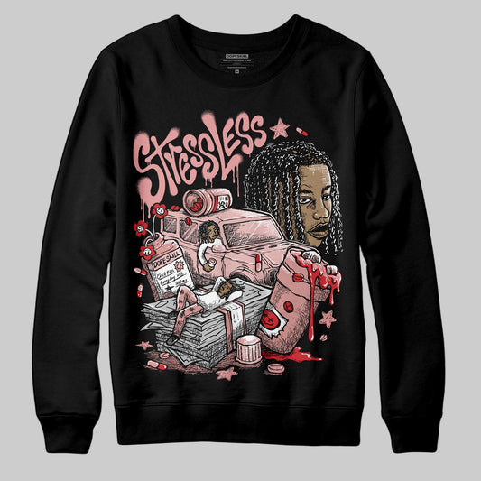 Jordan 40 “Dusty Rose” DopeSkill Sweatshirt Stressless Graphic Streetwear - Black