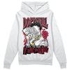 Jordan 1 Retro High '85 OG Metallic Burgundy DopeSkill Hoodie Sweatshirt Sorry I've Been Trappin Graphic Streetwear - White