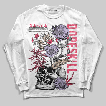 Jordan 5 Low “Peanut Butter Jelly” DopeSkill Long Sleeve T-Shirt Side Hustle Graphic Streetwear - White