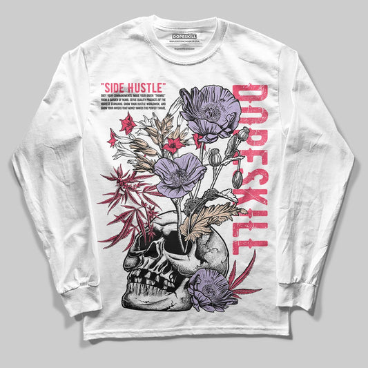 Jordan 5 Low “Peanut Butter Jelly” DopeSkill Long Sleeve T-Shirt Side Hustle Graphic Streetwear - White