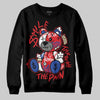 Jordan 3 “Seoul 2.0” DopeSkill Sweatshirt Smile Through The Pain Graphic Streetwear - Black