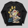 Jordan 17 Retro Low SP Infinite Archives DopeSkill Long Sleeve T-Shirt Make Money Graphic Streetwear - black