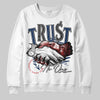Jordan 4 SB “Summit White/Navy” DopeSkill Sweatshirt Trust No One Graphic Streetwear - White