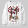 Adidas SAMBA OG ‘Collegiate Burgundy’ DopeSkill Sweatshirt Angels Graphic Streetwear - White 