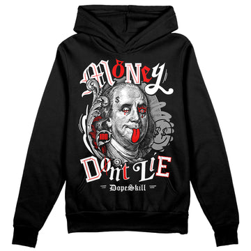 Dunk Low Panda White Black DopeSkill Hoodie Sweatshirt Money Don't Lie Graphic Streetwear - Black