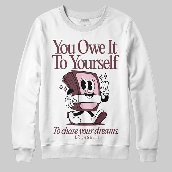 Asics Gel-Cumulus 16 "Port Royal" DopeSkill Sweatshirt Owe It To Yourself Graphic Streetwear - White