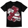 Jordan 1 Retro High '85 OG Metallic Burgundy DopeSkill T-Shirt Bear Steals Sneaker Graphic Streetwear - Black