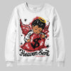 Jordan 1 Retro High OG Black Toe Reimagined DopeSkill Sweatshirt Heaven Sent Graphic Streetwear - White 