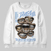 Jordan 4 WMNS 'Forget Me Not' DopeSkill Sweatshirt The Mouth With No Droughts Graphic Streetwear - White