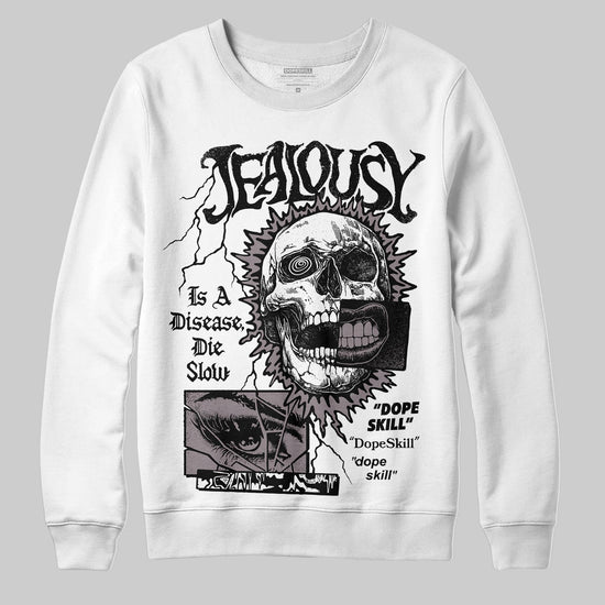 A Ma Maniére x Air Jordan 6 Retro “Smoky Mauve”⁠ DopeSkill Sweatshirt Jealousy Graphic Streetwear - White