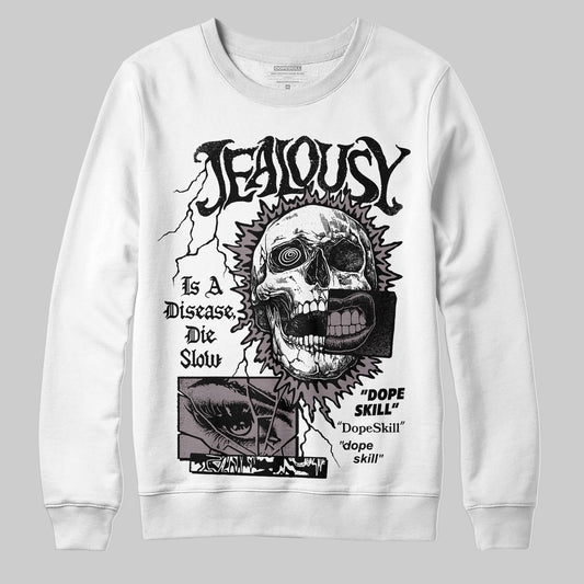 A Ma Maniére x Air Jordan 6 Retro “Smoky Mauve”⁠ DopeSkill Sweatshirt Jealousy Graphic Streetwear - White