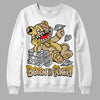 TAN Sneakers DopeSkill Sweatshirt Born To Be Rich Graphic Streetwear - White