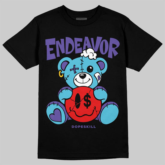 Jordan 8 Retro 'Aqua' 2025 DopeSkill T-Shirt Endeavor Graphic Streetwear - Black