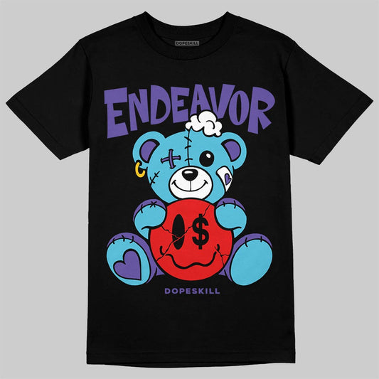 Jordan 8 Retro 'Aqua' 2025 DopeSkill T-Shirt Endeavor Graphic Streetwear - Black