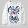 Jordan 4 SB “Summit White/Navy” DopeSkill Sweatshirt Angels Graphic Streetwear - White