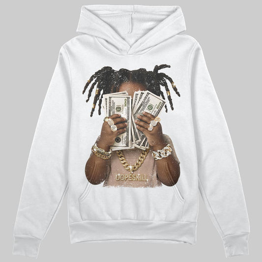 Jordan 4 Retro Cozy Girl DopeSkill Hoodie Sweatshirt Rich Youth Graphic Streetwear - White