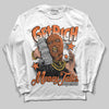 Jordan 1 Retro High OG Shattered Backboard (2025) DopeSkill Long Sleeve T-Shirt Get Rich Graphic Streetwear - White