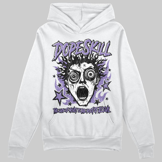 Jordan 11 "Mojave" DopeSkill Hoodie Sweatshirt Root of Evil Graphic Streetwear - White