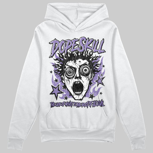 Jordan 11 "Mojave" DopeSkill Hoodie Sweatshirt Root of Evil Graphic Streetwear - White