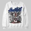 Royal Blue Sneakers DopeSkill Sweatshirt Heartless Graphic Streetwear - White 