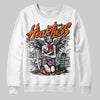 Orange, Black & White Sneakers DopeSkill Sweatshirt Heartless Graphic Streetwear - White