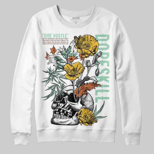SB Dunk Low Rodeo Tourmaline DopeSkill Sweatshirt Side Hustle Graphic Streetwear - White