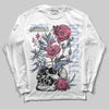 Jordan 3 GS “Denim/Pink Glow” DopeSkill Long Sleeve T-Shirt Side Hustle Graphic Streetwear - White