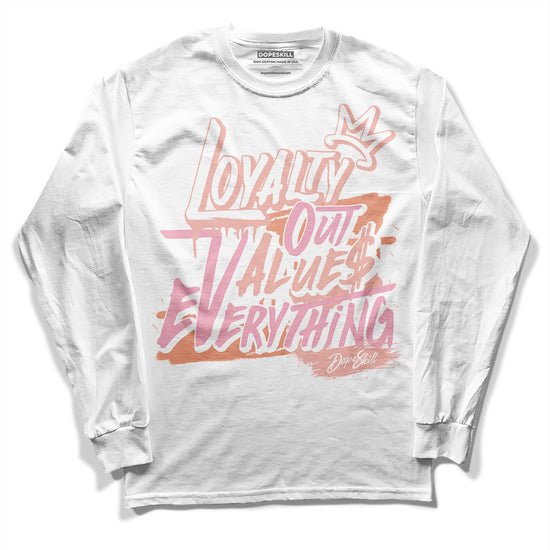 Jordan 11 Low “Legend Pink” DopeSkill Long Sleeve T-Shirt LOVE Graphic Streetwear - White