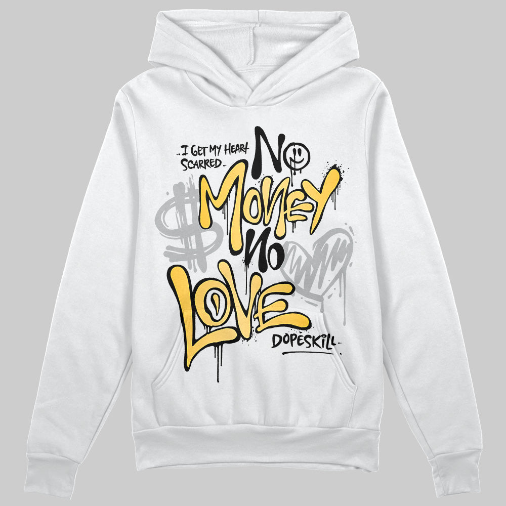 Jordan 12 "Phantom" DopeSkill Hoodie Sweatshirt No Money No Love Typo Graphic Streetwear - White