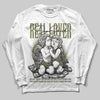Jordan 3 “Medium Olive” aka “Family Affair” DopeSkill Long Sleeve T-Shirt Real Lover Graphic Streetwear - White