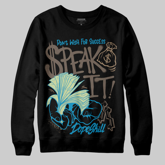 Jordan 3 GS “We Outside” DopeSkill Sweatshirt Speak It Graphic Streetwear - Black
