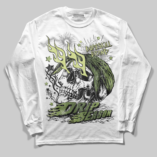 Foamposite Pro 'Pine Green' DopeSkill Long Sleeve T-Shirt Drip Season Graphic Streetwear - White