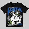 Air Griffey Max 1 Varsity Royal and Volt DopeSkill T-Shirt Real Ones Choose Loyalty Graphic Streetwear - Black