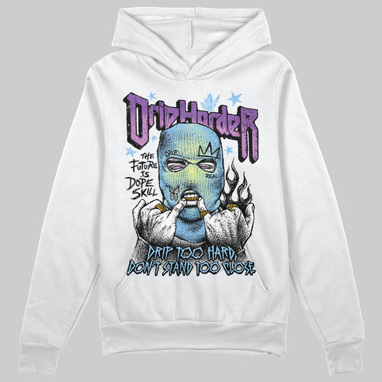 University Blue Sneakers DopeSkill Hoodie Sweatshirt Drip Harder Graphic Streetwear - White