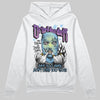 University Blue Sneakers DopeSkill Hoodie Sweatshirt Drip Harder Graphic Streetwear - White