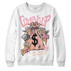 Jordan 11 Low “Legend Pink” DopeSkill Sweatshirt Money Bag Coming Up Graphic Streetwear - White