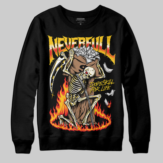 Yellow Sneakers DopeSkill Sweatshirt NeverFull Graphic Streetwear - Black