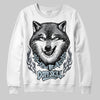 Jordan 5 Retro Wolf Grey (2026) DopeSkill Sweatshirt Wolf Grey Graphic Streetwear - White