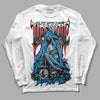 Jordan 1 High Retro OG “University Blue” DopeSkill Long Sleeve T-Shirt Life or Die Graphic Streetwear - White