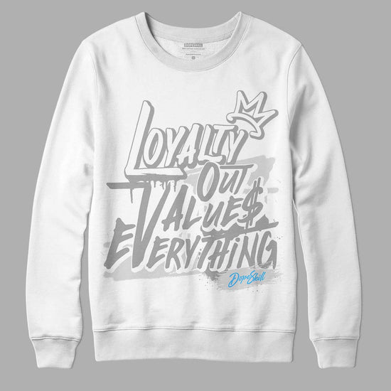 Dunk Low ‘Pure Platinum’ DopeSkill Sweatshirt LOVE Graphic Streetwear - White