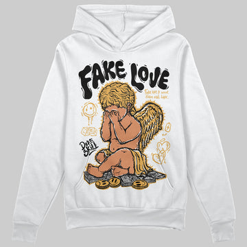 Jordan 11 "Gratitude" DopeSkill Hoodie Sweatshirt New Fake Love Graphic Streetwear - White