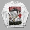 Dunk Mystic Red Cargo Khaki DopeSkill Long Sleeve T-Shirt Sorry I've Been Trappin Graphic Streetwear - White